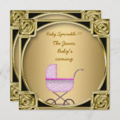 Baby Sprinkle Baby Dusche Einladung (Vorne/Hinten)