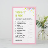 Baby Sprinkle / Baby Dusche Preis ist richtig - Ro (Stehend Vorderseite)