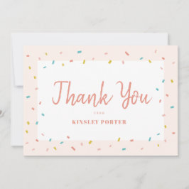 Baby Sprinkle Babydusche danke