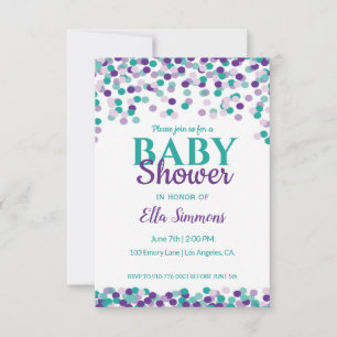 Baby Sprinkle Babydusche Einladung