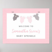 Baby Sprinkle Begrüßungszeichen - Mädchentuchlinie