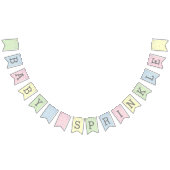 Baby Sprinkle Bunting Flags Wimpelkette (Alle)