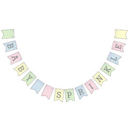 Baby Sprinkle Bunting Flags Wimpelkette