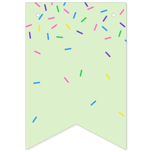 Baby Sprinkle Bunting Flags Wimpelkette (Erste Fahne)