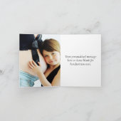 Baby Sprinkle Classic Blue | Moody-ShowFoto Dankeskarte (Innenseite)