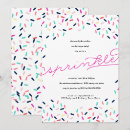 BABY SPRINKLE CONFETTI INVITATION EINLADUNG