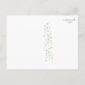 Baby Sprinkle danke Ihnen Gender Neutral Postkarte (Rückseite)