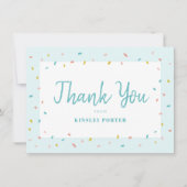 Baby Sprinkle Dankeschön Karte (Vorderseite)