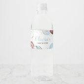 Baby Sprinkle Donuts Babydusche Wasserflaschenetikett (Vorderseite)