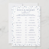 Baby Sprinkle Duschspiel Einladung (Vorderseite)