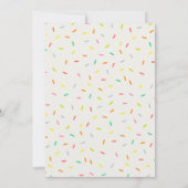 Baby Sprinkle Einladung (Rückseite)