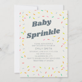 Baby Sprinkle Einladung