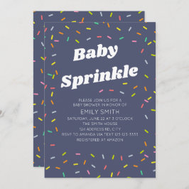Baby Sprinkle Einladung