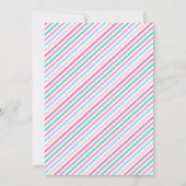 Baby Sprinkle Einladung / Regenschirmeinladung (Rückseite)