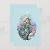 Baby Sprinkle Einlage Meerjungfrau und Baby Einladung (Vorne/Hinten)