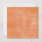 Baby Sprinkle Fall Pumpkin Carriage Baby Dusche Einladung (Rückseite)