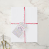 Baby Sprinkle Geschenkstempel Geschenkanhänger (Mit Garn)