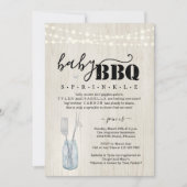 Baby Sprinkle GRILLEN - Couple's Baby Q Barbeque I Einladung (Vorderseite)