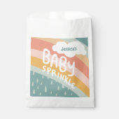 BABY SPRINKLE Niedliche Wolken Regenbogen Rain CUS Geschenktütchen (Vorderseite)