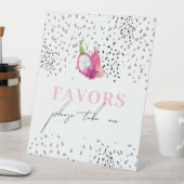 Baby Sprinkle Pitaya Dragon Fruchttisch Tafelschil Sockelschild (In Situ)