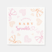 Baby-Sprinkle-Ribbon-Partynapkins Serviette (Vorderseite)