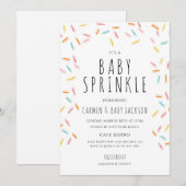 Baby Sprinkle Shower Einladung (Vorne/Hinten)
