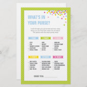 Baby Sprinkle Was ist in deinem Handspiel - Grün Briefpapier (Vorne/Hinten)