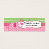 Baby Sprinkles Baby Dusche Danke Tags (Vorderseite)