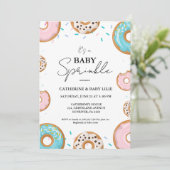 Baby Sprinkles Gender Neutral Baby Dusche Einladung (Stehend Vorderseite)