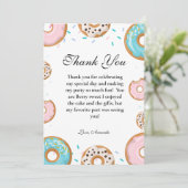 Baby Sprinkles Neutral Baby Dusche Danke Karte (Stehend Vorderseite)