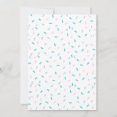 Baby Sprinkles Neutral Baby Dusche Danke Karte (Rückseite)