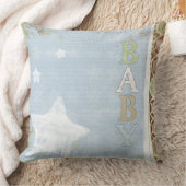 Baby Square Throw Pillow Blue Kissen (Decke)