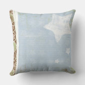 Baby Square Throw Pillow Blue Kissen (Rückseite)