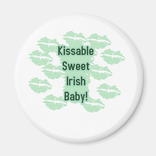Baby St. Patrick's Day Magnete Magnet (Vorne)