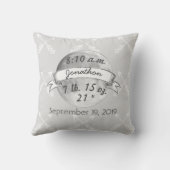 Baby Stat Liebe Sie zum Mondbogen Muster Kissen (Rückseite)