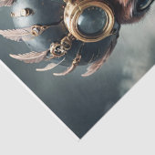 Baby Steampunk Owl - Decoupage- Seidenpapier (Detail)