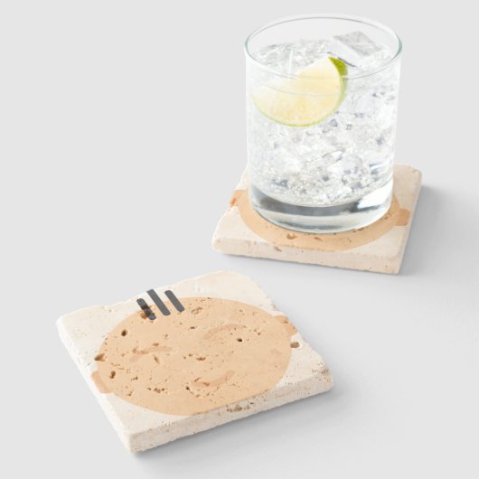 Baby Steinuntersetzer (Seitenansicht)