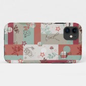 Baby-Steppdecken-Muster 2 Case-Mate iPhone Hülle (Rückseite (Horizontal))