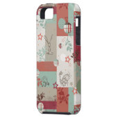 Baby-Steppdecken-Muster 2 Case-Mate iPhone Hülle (Rückseite Links)