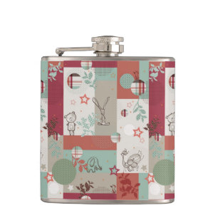 Baby-Steppdecken-Muster 2 Flachmann