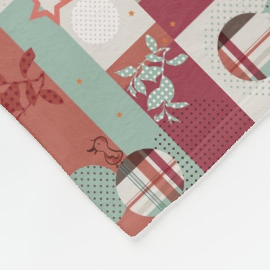 Baby-Steppdecken-Muster 2 Fleecedecke (Ecke)