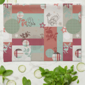 Baby-Steppdecken-Muster 2 Geschirrtuch (Gefaltet)