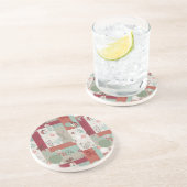 Baby-Steppdecken-Muster 2 Getränkeuntersetzer (Seite)