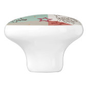 Baby-Steppdecken-Muster 2 Keramikknauf (Seitenansicht)