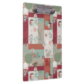 Baby-Steppdecken-Muster 2 Klemmbrett (Rechts)