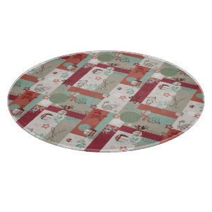 Baby-Steppdecken-Muster 2 Schneidebrett