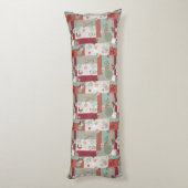 Baby-Steppdecken-Muster 2 Seitenschläferkissen (Rückseite (Vertikal))