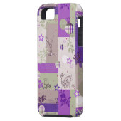 Baby-Steppdecken-Muster Case-Mate iPhone Hülle (Rückseite Links)