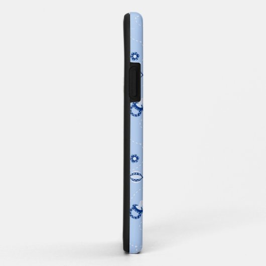 Baby-Steppdecken-Muster Case-Mate iPhone Hülle (Hinten/Rechts)