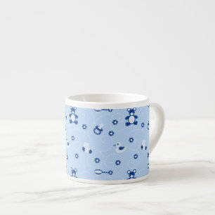 Baby-Steppdecken-Muster Espressotasse